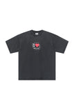 "BEING ME WASHED BLACK" T-SHIRT