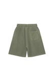 "LOGO EMBROIDERY WASHED OLIVE" SHORTS