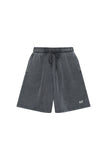 "LOGO EMBROIDERY WASHED BLACK" SHORTS