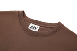 "ALY LOGO BROWN" T-SHIRT