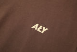 "ALY LOGO BROWN" T-SHIRT