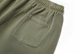 "LOGO EMBROIDERY WASHED OLIVE" SHORTS
