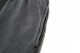 "LOGO EMBROIDERY WASHED BLACK" SHORTS