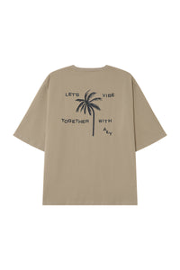 "VIBE TOGETHER BEIGE" T-SHIRT