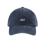 "ALY LOGO BLUE" WASHED CAP