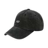 "ALY LOGO BLACK" WASHED CAP