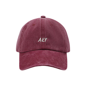"ALY LOGO RED" WASHED CAP