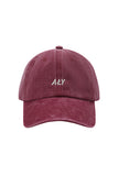 "ALY LOGO RED" WASHED CAP