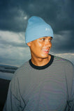 "CLASSIC LOGO BLUE" BEANIE