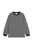 "RELAX STRIPE TAB" LONGSLEEVE T-SHIRT