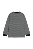 "RELAX STRIPE TAB" LONGSLEEVE T-SHIRT