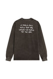 "DONT CHANGE THE VIBE BLACK WASHED" LONGSLEEVE T-SHIRT