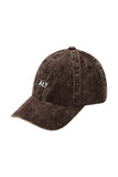 "ALY LOGO BROWN" VELVET CAP