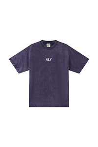 "ALY LOGO PURPLE WASHED" T-SHIRT