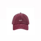 "ALY LOGO RED" WASHED CAP