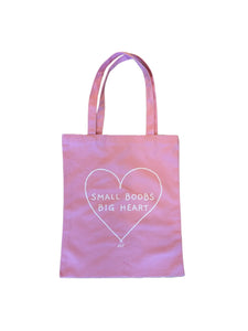 "SMALL BOOBS BIG HEART" TOTE